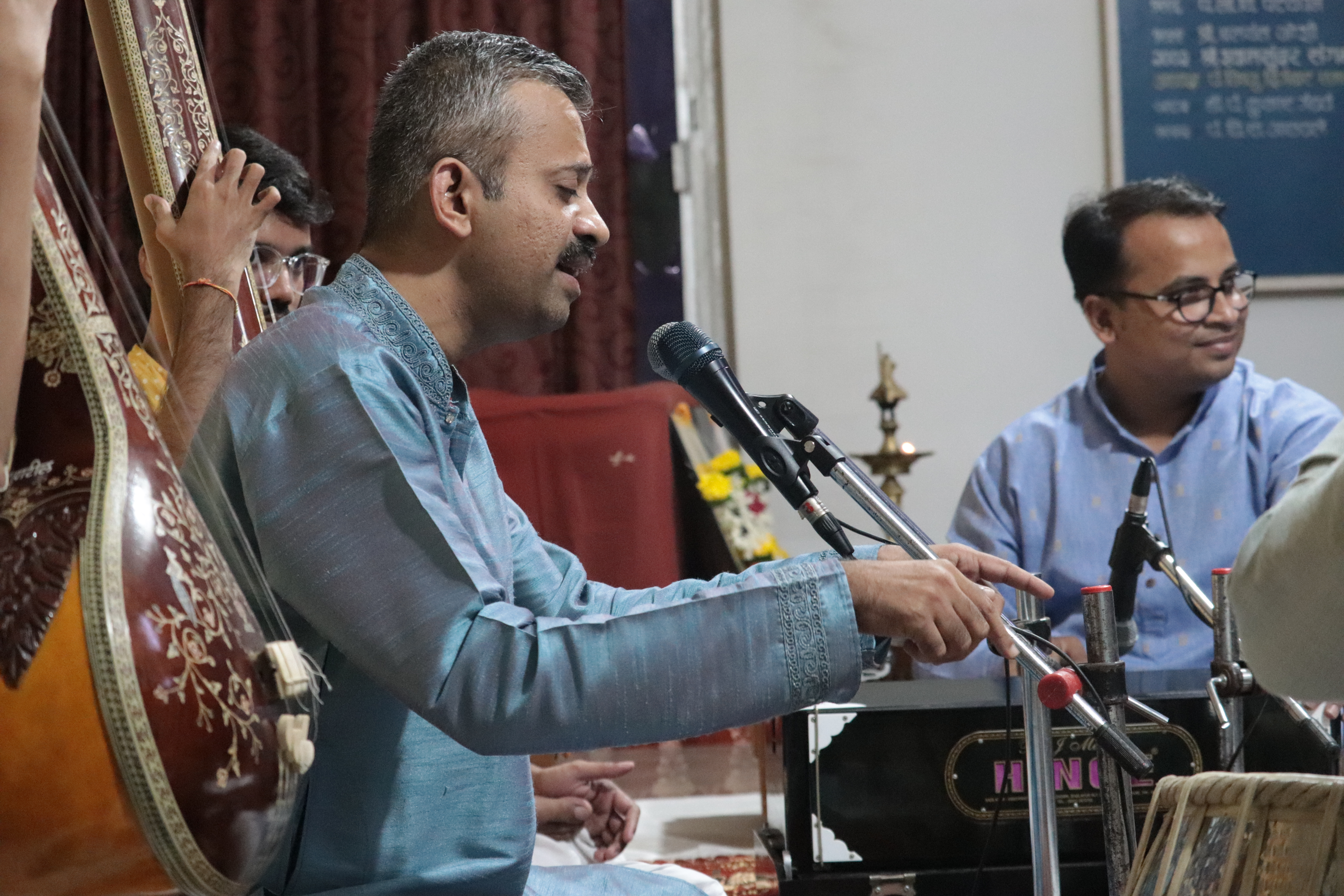 Mukul performing in Gurupujan at ABGMV, Vashi Aug 21, 2022