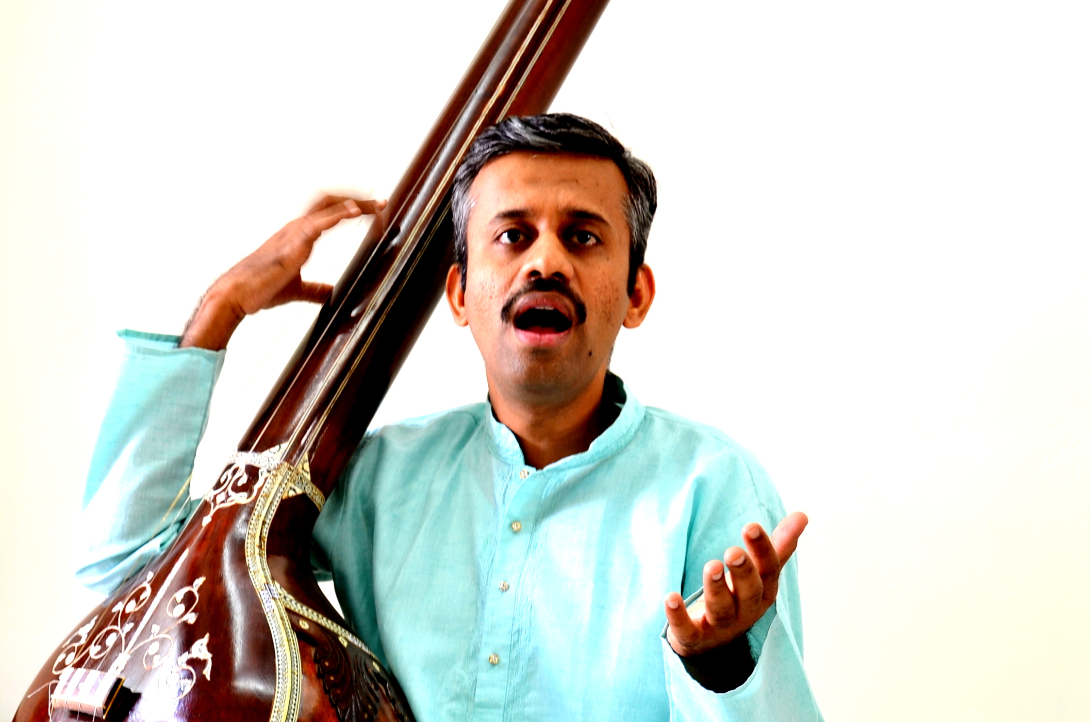 Mukul with his Tanpura